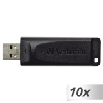 Verbatim mälupulk 10x1 Store n Go Slider 16GB USB 2.0