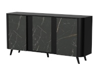 Cama Meble puhvetkapp VOLARE chest of drawers 151 x 39 x 75cm must/san sebastian