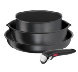 Tefal pottide ja pannide komplekt Ingenio Daily Chef, 4-osaline, must