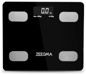 Zeegma vannitoakaal Gewit Bathroom Scale, must