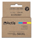 ACTIS tindikassett KC-561 Canon Printer Ink, Canon CL-561XL, Supreme, 18ml, sinine, lilla, yellow. Prints 60% more than the OEM.