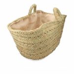 Edm Firewood Basket Esparto muru Ovaal 60x45x35cm