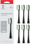 Oclean lisaharjad Professional Clean Brush Head, must, 6tk