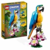 Lego klotsid konstruktor Creator 31136 Exotic parrot with frog and fish 3-in-1 253-osaline