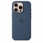 Apple kaitsekest Silicone case with MagSafe for iPhone 16 Pro - Denim