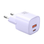 Mcdodo Charger laadija GaN 33W CH-0155 USB-C, USB-A lilla