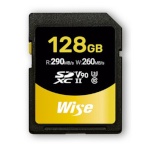 Wise mälukaart Wise SDXC UHS-II V90 128GB R:290MBs / W:260MBs WI-SD-N128