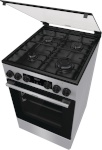 Gorenje pliit GK5C40SH , Gas hob, Electric oven, Width 50 cm, hõbedane