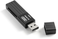 XO mälukaardilugeja DK05A 2in1 USB 2.0 must