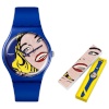 Swatch naiste kell GIRL BY ROY LICHTENSTEIN, THE WATCH - ART JOURNEY 2023 EDITION