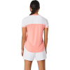 Asics treeningsärk WOMEN COURT SS TOP roosa/valge - suurus L