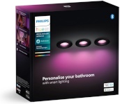 Philips Hue White Ambiance Xamento süvistatav nutikas allvalgusti, must, 3x4,2 W, GU10