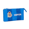 R. C. Deportivo de La Coruña kolme sahtliga pinal sinine 22x12x3cm