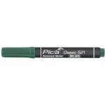 Pica marker Permanentmarker 2-6mm, Wedge Tip, roheline