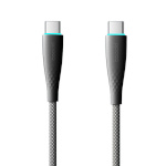 Toocki laadimiskaabel USB-C -> USB-C Toocki TXCTT1- BMH01-B, 1m, PD FC 100W must