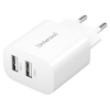 Intenso laadija Power Adapter W24AA 2x USB-A 24W valge