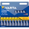 Varta patarei 1x20 Longlife Power Mignon AA LR 6 04906121720