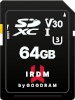 Goodram mälukaart SD IRDM 64GB UHS-I U3