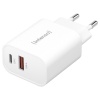 Intenso laadija Power Adapter W30AC 1x USB-A 1x USB-C 30W valge