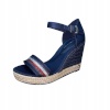 Calvin Klein vabaajajalatsid Tommy Hilfiger Grosgrain High Wedge Sandal naistele FW0FW05254 suurus 40