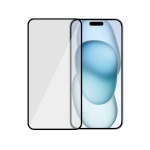 Fonex 3D kaitseklaas, iPhone 15, musta äärega