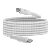 Belkin laadimiskaabel BOOST CHARGE braided Cab. USB-C/USB-C 2m whiteCAB004bt2MWH