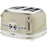 Ariete röster Vintage 4-Slot Toaster 156, beež 