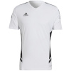 Adidas Teamwear T-särk meestele Condivo 22 Jersey V-Neck valge-must HA6290 suurus S