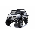 Mercedes Benz laste elektriauto Unimog valge 12 V