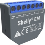 Shelly nutikodu moodul EM Relay Switch for Power Consumption Measurement, Wi-Fi Network, hall