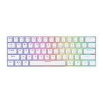 Savio klaviatuur Keyboard Whiteout X2 sinine Outemu, SAVIO