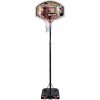 Hudora korvpallilaud alusega 71663 Chicago Basketball Stand, must