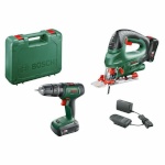 BOSCH Puuri ja tarvikute komplekt UniversalImpact 18 + PST 18