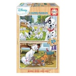 Disney 2 pusle Komplekt Dalmatians + Aristochats 25-osaline