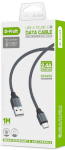 D-Fruit kaabel USB-A - USB-C 1m, hall (DF441C)