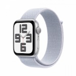 Apple Watch SE GPS 40mm hõbedane Aluminium Case with sinine Cloud Sport Loop