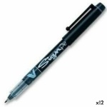 Pilot Vedela tindiga pliiats V-Sign must 0,6 mm 12tk