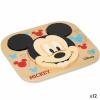 Disney puidust pusle Mickey Mouse + 12 kuud 6-osaline 12 Ühikut