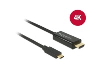 Delock videokaabel USB-C -> HDMI M/M 2m (DP alternative mode) 4K 30Hz must