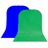 StudioKing taust Background Board BBT-10-07 Green/Blue 150x400 cm