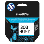 HP tindikassett T6N02AE Nr 303, must