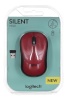 Logitech hiir M220 Silent punane