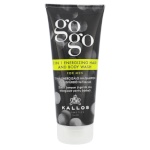 Kallos Cosmetics dušigeel Gogo 2in1 Energizing Hair And Body Wash 200ml, meestele