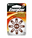 Energizer patarei Zinc Air 312 8 tk. Hearing Aid